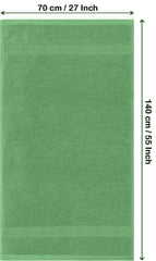 Rewop Microfiber Bath Towels 600 Gsm | Large Size-Super Soft Coral Fleece Bathing Towel With Hook Quick Dry Super Absorbent-Bath Towel For Men & Women (Light Green)