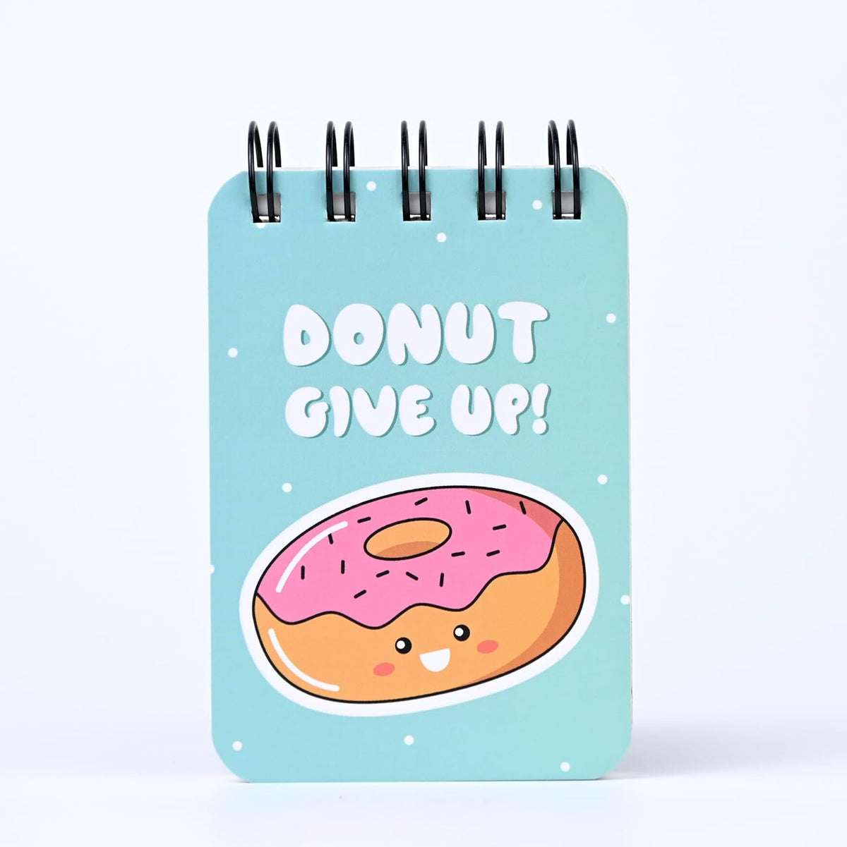 Spiral Pocket Notebook, Cute Mini Notepad, Handy Notebook For School (Donut) Pack Of 1