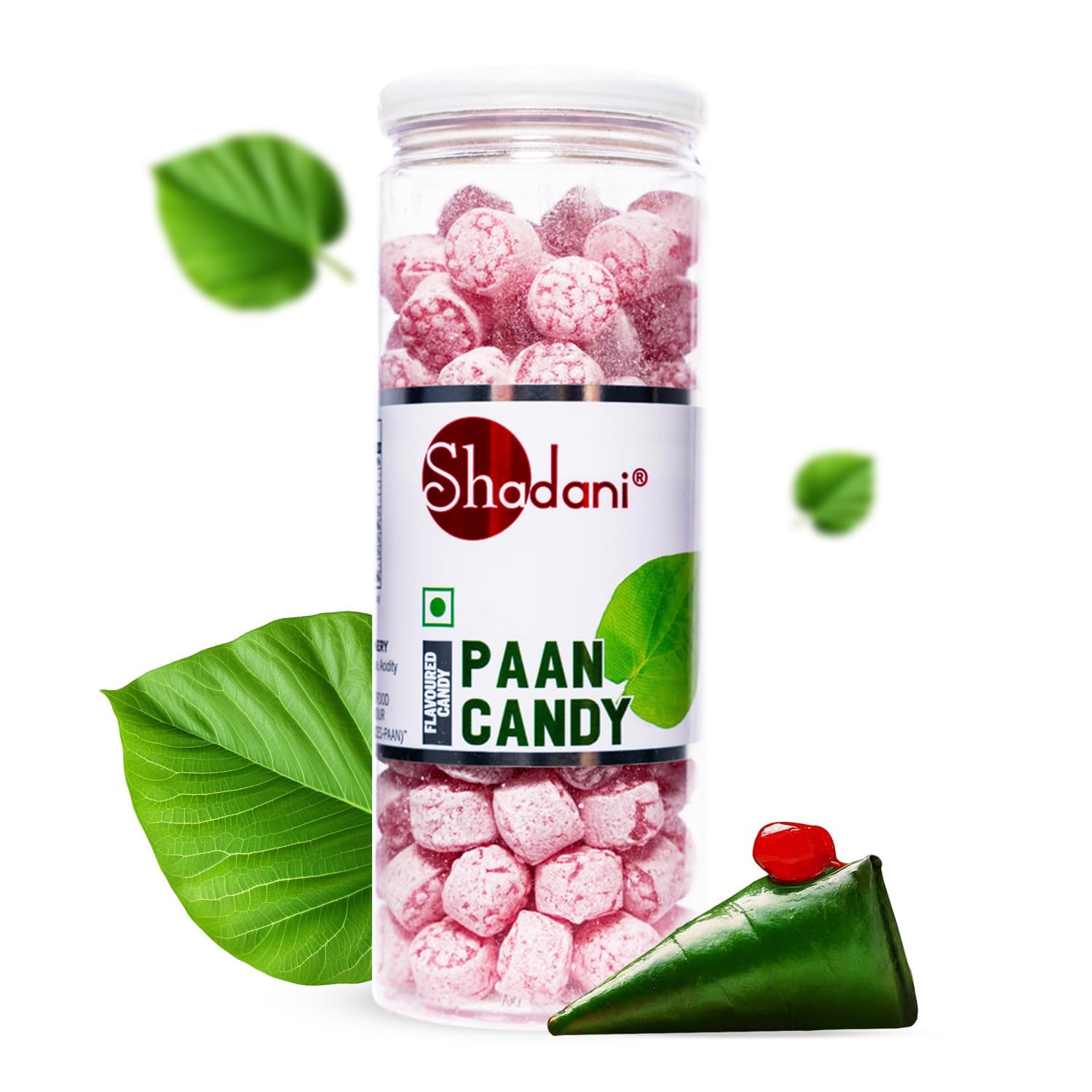 Shadani Combo Orange Candies & Paan Candies | Mouth Freshener Toffee Candies For All Ages | 2 X 200gm, Jars