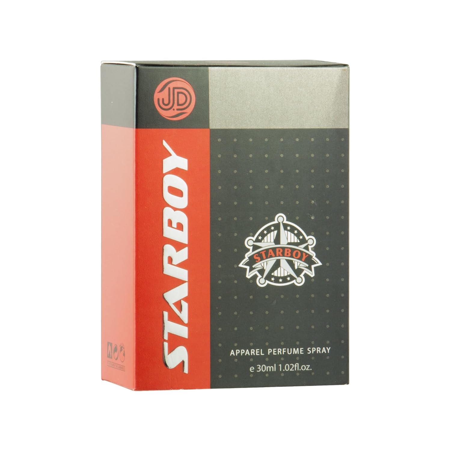 JD International Star Boy Black Apparel Unisex Perfume With Long Lasting Fragrance - Pack Of 2 X 30ml, 1.02 Fl.oz. Each | Perfume For Men & Women