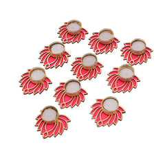 LOTUS TEALIGHT CANDLE HOLDER SET OF 4 | PERFECT FOR NAVRATRA DECORATION
