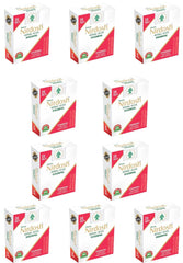 Strawberry Flavored Herbal Filter Dhoompan Sticks - Pack Of 10X 20 Pcs Herbal Cigarette | Bidi Sticks Rolled In Tendu Leaves, Non-Addictive Sticks - Tobacco Free & Nicotine Free