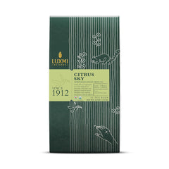 Luxmi Estates Citrus Sky Lemongrass Ginger Green Tea - 50gm, 1.7 Ounce, 25 Tea Bags | USDA Certified Organic Darjeeling Green Tea - Natural Lemon Balm Tea - Calming, Supports Digestion