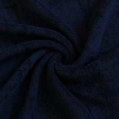 Spaces 100% Cotton Large 600 Gsm Dobby Solid Bath Towel (Midnight Blue)