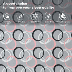 Microfiber Single Bedsheet Set With 1 Pillow Covers (60 X 90 Inches) Grey & Black | Durable & Long-Lasting | 144 Thread Count | Wrinkle Free
