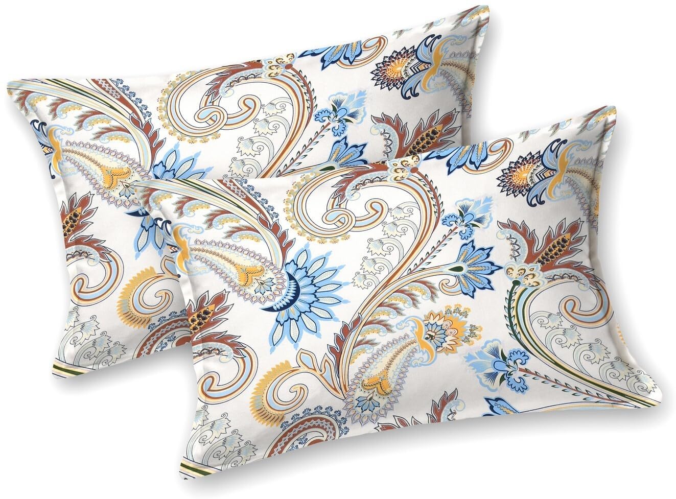 Super Soft Cotton King Size Bedsheet With 2 Pillow Cover + Comforter - 72 X 78 Inches, Multicolor | All Around Elastic Fitted | Skin Friendly & Long Lasting