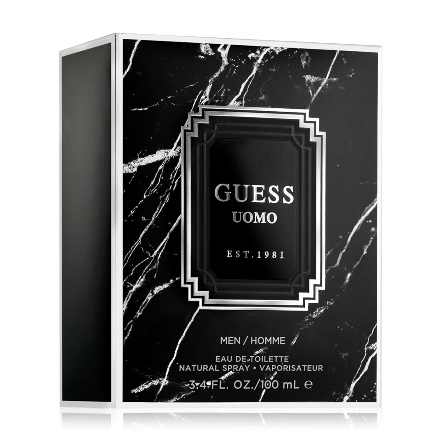 Guess Uomo Eau De Toilette Est.1981 100ml 3.4 Fl.oz.| Long Lasting Fragrance