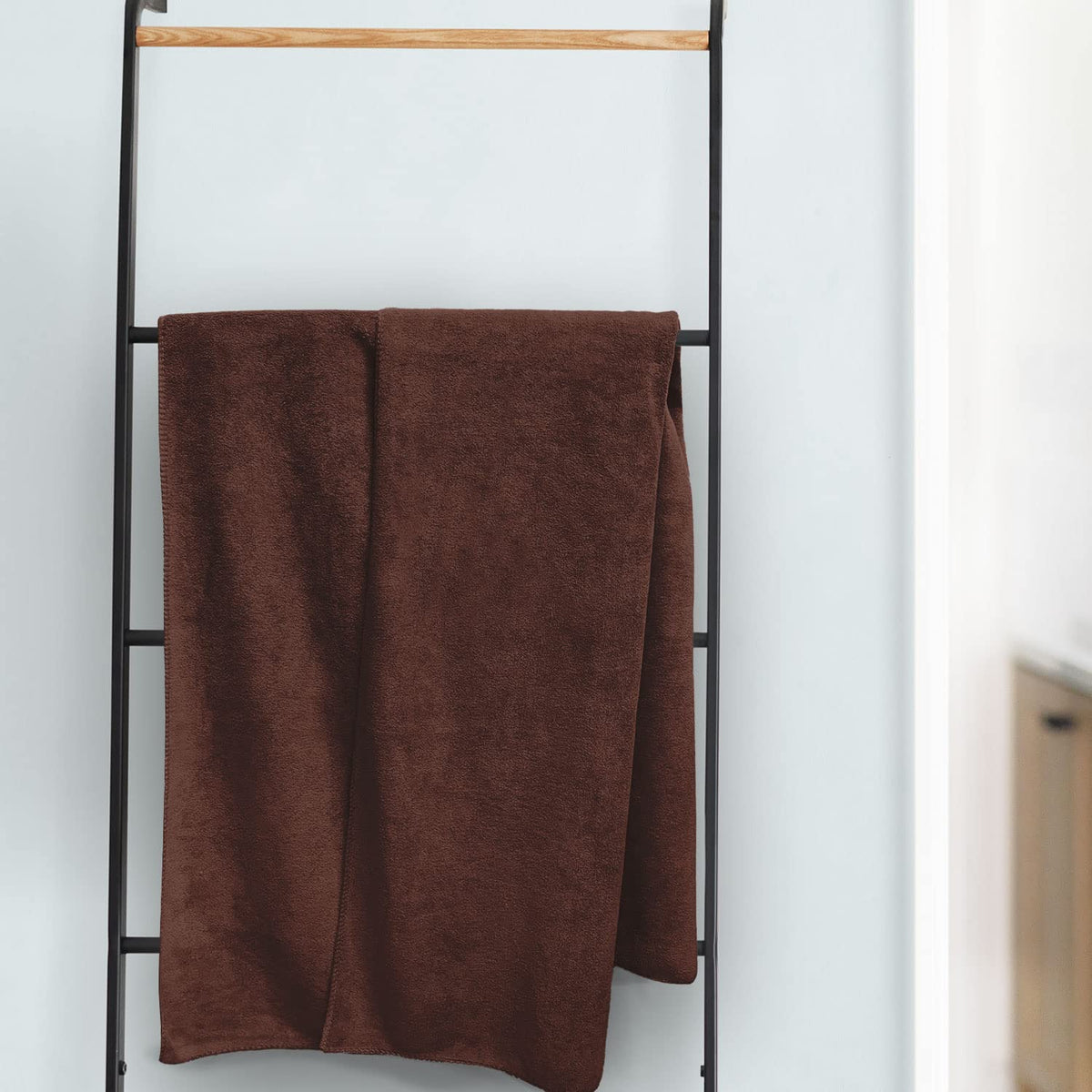 Sassoon Venir Microfiber Men XL Bath Towel 450 Gsm | Ultra Soft Material, Towel For Daily Use (Cocoa)