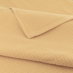 Casa Copenhagen Egyptian Cotton Waffle Large Size Bath Towel 500 Gsm (Beige)