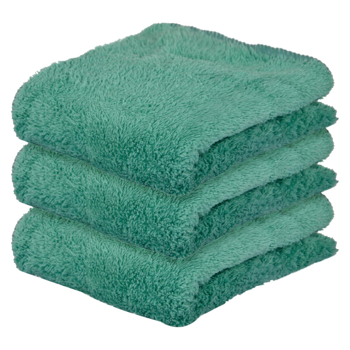 Kuber Industries Cleaning Towel 450 Gsm | Reusable Cleaning Cloths For Kitchen, Duster, Cleaning Towel (Green) Pack Of 3