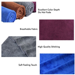 Showstopper Super Soft Microfiber Hand Towels 800 Gsm | Ultra Absorbent, Lint-Free, Scratch-Free, Quick-Dry, Gym & Workout Towels - Set Of 4 (Multicolor)