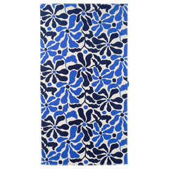 Ikea Gulyxne Beach Towel, Blue/Floral Pattern