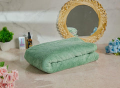 Fezora Microfiber Bath Towels 500 Gsm | Extra Soft Plush & Quick Dry High Absorbency With Large Size Towels For Bathing (Ferozi)
