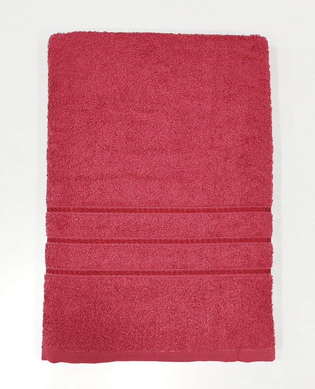 Bombay Dyeing Flora Large Size Bath Towel 500 Gsm (Light Mahroon)