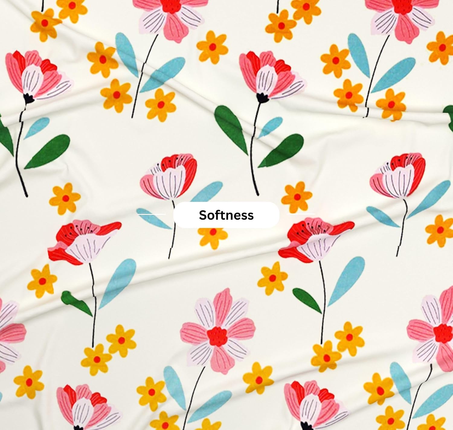 100% Cotton Double Bed Bedsheet Set With 2 Pillow Covers - 90 X 90 Inches, Multicolor | 144 Thread Count Soft & Breathable, For Bedroom & Gifting