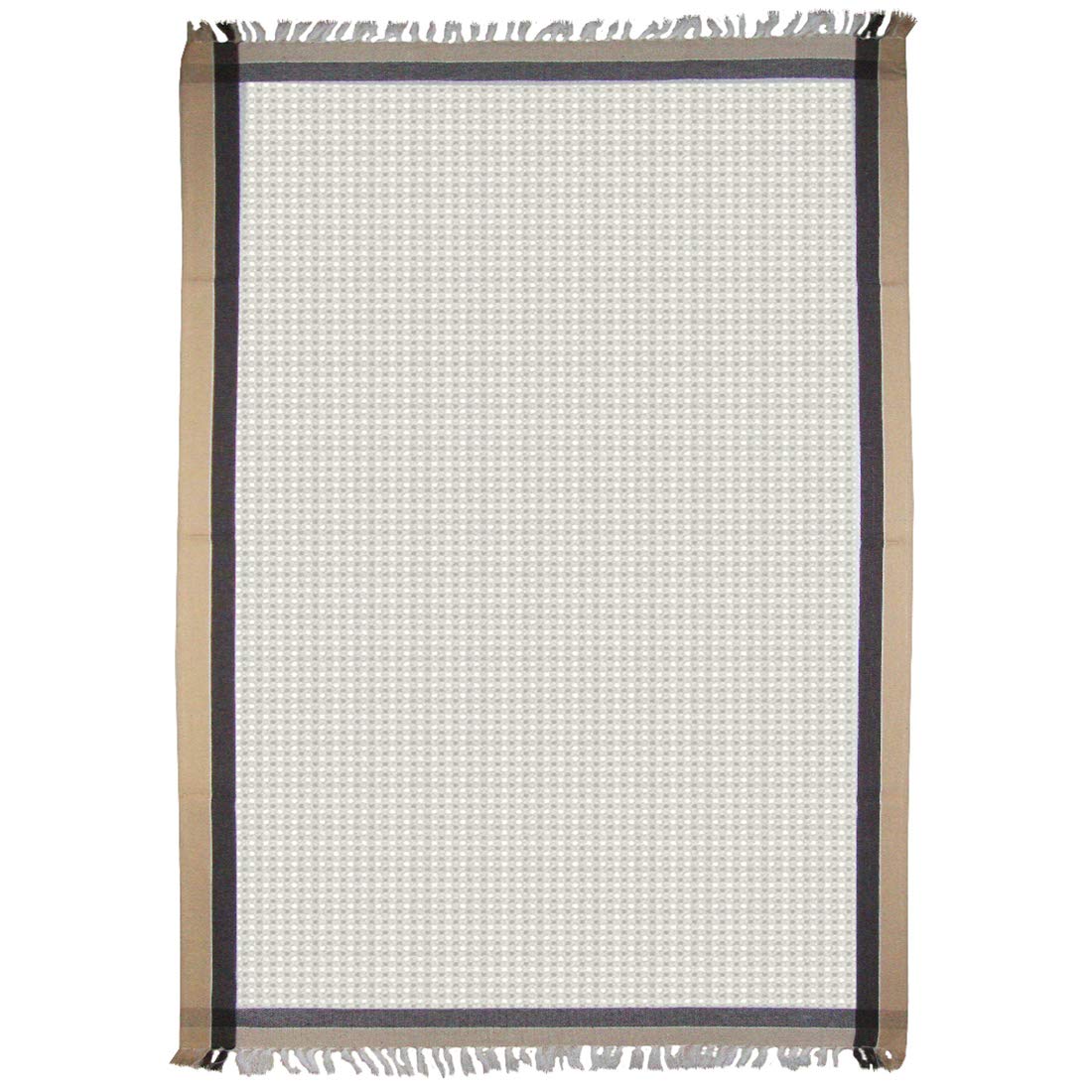 Athom Living Light Weight Cotton Premium Waffle Border Bath Towel | Pack Of 4 Multi8
