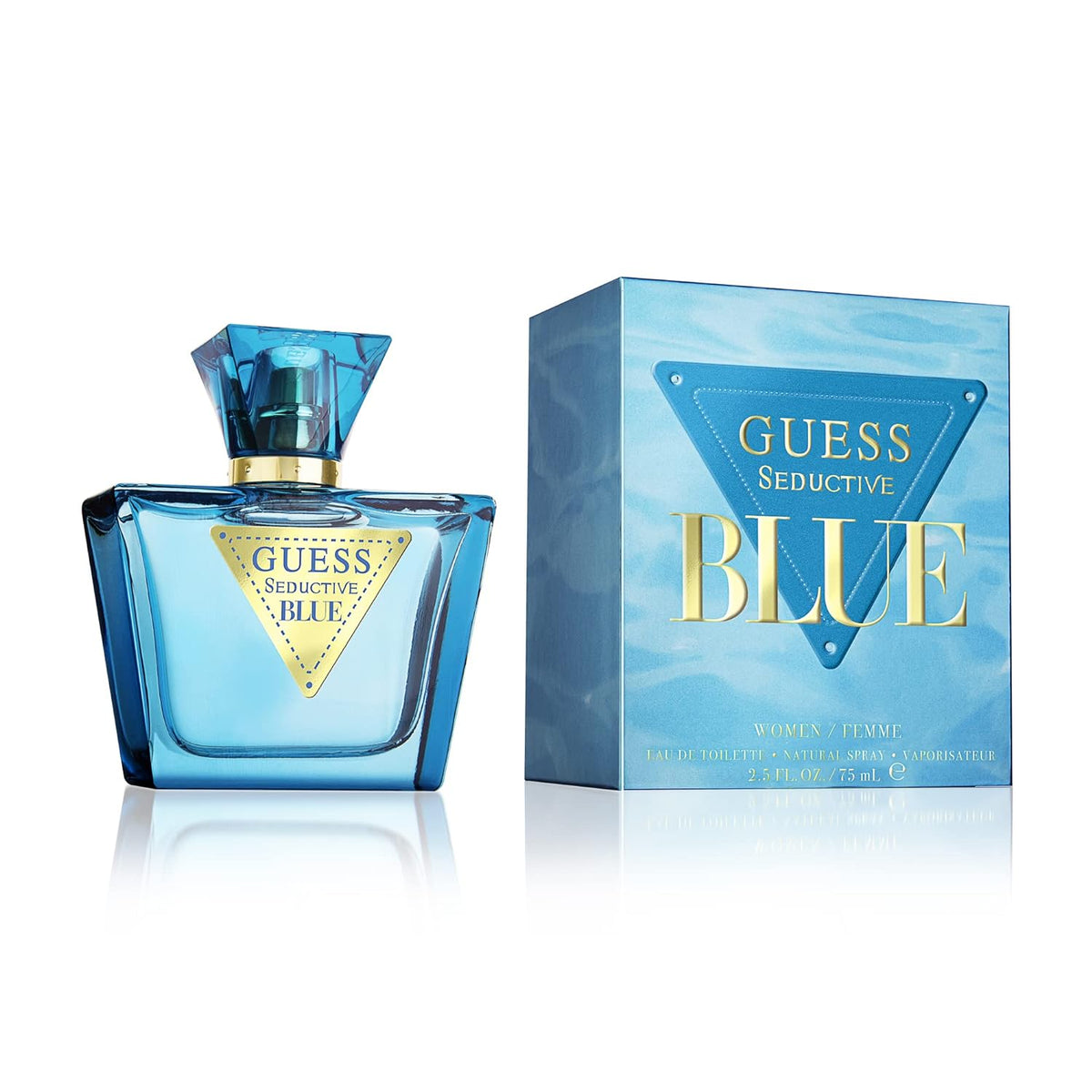 Guess Seductive Blue Eau De Toilette 75ml 2.5 Fl.oz. | Perfect Gift For Girlfriend | Long Lasting Fragrance