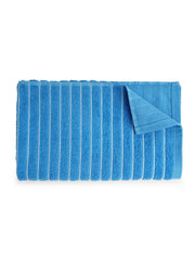 Welspun 2 In-1 100% Cotton 400 Gsm Bath Towel (Royal Blue)