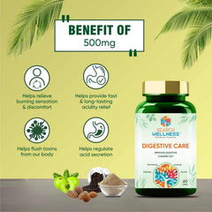 Search Wellness Digestive Care Natural & Herbal Capsules For Better Digestive Function & Healthy Gut, Healthy Digestion & Boost Immunity | 60 Capsules, 100gm 0.2lbs Each Pack Of 2