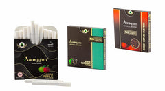Aarogyam Herbals Tobacco & Nicotine Free Herbal Flavored Cigarette For Relieve Stress And Mood Enhance Product - Double Apple, Black Current, Sweet Supari Flavour - Pack Of 3 30 Sticks