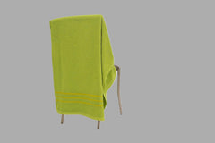 Siya Fashion Cotton Bath Towel 1000 Gsm | Ultra Soft Absorbent Quick Dry Lightweight & Durable Fabric Perfect For Home, Gym, Travel & Everyday Use (Green) - Pack Of 2