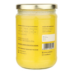 100% Natural Desi Cow Ghee By Vediko Origins | Natural & Healthy Sahiwal Breed Cow'S Milk Boost Your Energy With Premium & Traditional Ghee | (500ml) 16.9 Ounce | Jar Pack