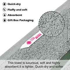 Casa Copenhagen Egyptian Cotton Exotic 1 Pcs Large Bath Towel 520 Gsm (Pine Grey)