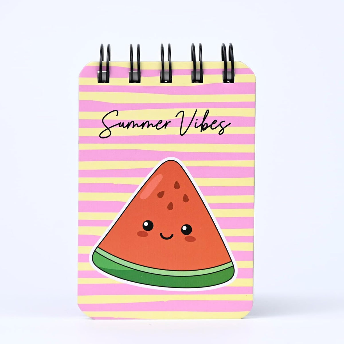 Spiral Pocket Notebook, Cute Mini Notepad, Handy Notebook For School (Watermelon) Pack Of 1