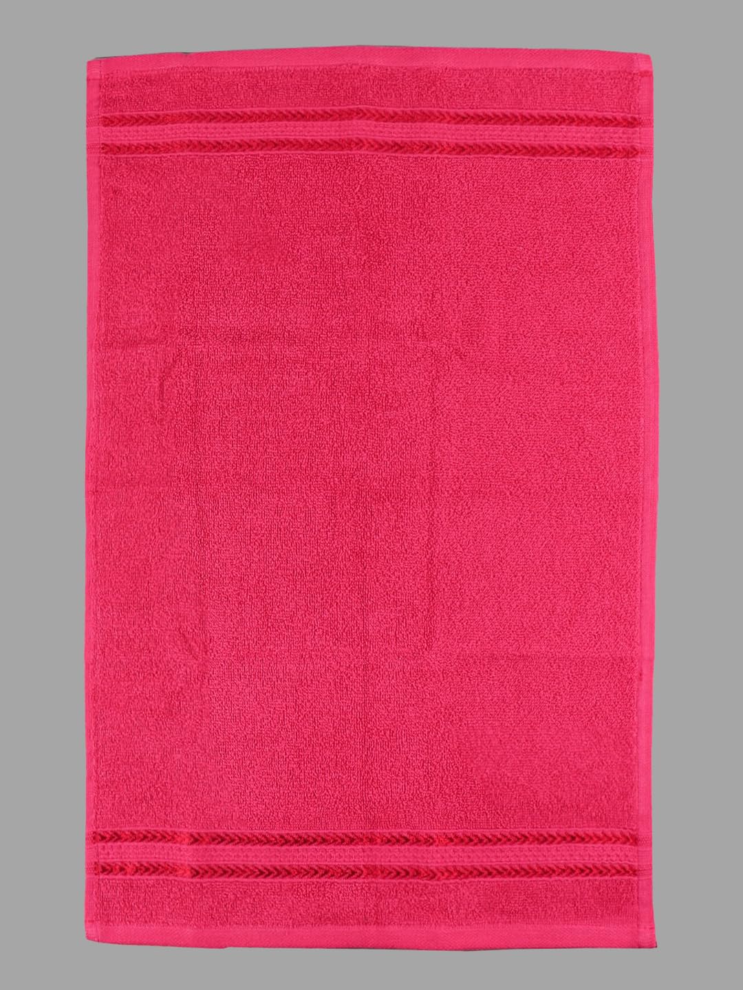 Ramraj Cotton Premium Soft & Absorbent Terry Hand Towel 900 Gsm (Red) - Pack Of 6