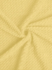 Spaces 100% Cotton Large Size Bath Towel 450 Gsm | Super Absorbent, Quick Dry, Ultra Soft Bath Towel | Dobby Solid Design (Pale Banana)