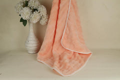 Hanker Bubble Luxury Feather Feel Bath Towel 400gsm | Instant Dry Fabric, Ultra-Soft & Plush Full Large Size Skin Friendly Fabric (Orange)