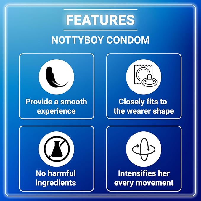 Notty Boy Condom Gift Pack? 40 Pcs With 4 Different Types Of Condoms