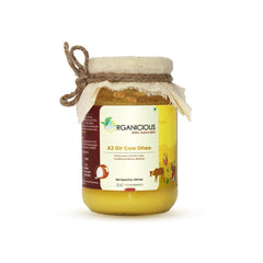 Premium A2 Gir Cow Desi Ghee By Organicious | Healthy Desi Ghee For Easy To Digest Strengthens Body | (500ml) 16.9 Ounce | Jar Pack