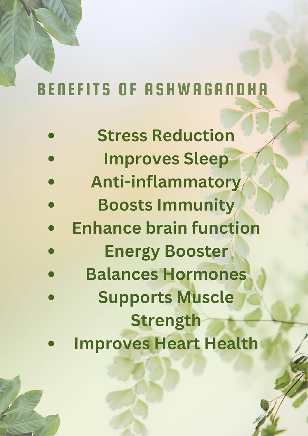 Lifecare Botanics Ashwagandha Capsules 500mg, Stress Reliever, Mood Enhancer, Strength Builder, Immunity Booster | 60 Veg Capsules 100gm 0.2lbs