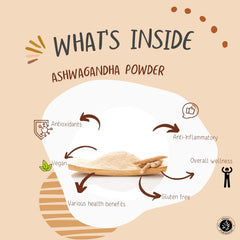 Organic Ayurvedistan Ashwagandha Powder Withania Somnifera, Indian Ginseng, Loaded With Immense Health Benefits. | 400gm 0.8lbs