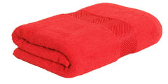 Fash Home International Bath Towel 500 Gsm | Ultra Soft, Highly Absorbent, Quick Dry, Plush & Durable Cotton Bath Towel (Maroon Red)