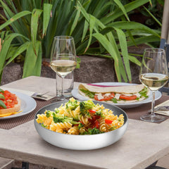 High Grade Stainless Steel Portis Salad Bowl 23 Cm - Silver, 2200ml | Stainless Steel Katora