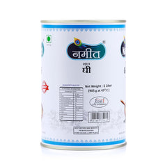 Premium Pure Desi Ghee By Nameet | Rich In Nutrients & Healthy Desi Ghee For Cooking | (1 Litr) 33.8 Ounce | Tin Pack