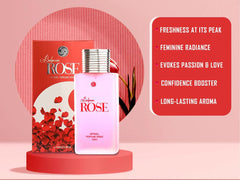 JD International Bulgarian Rose Apparel Unisex Perfume With Long Lasting Fragrance - 100ml, 3.4 Fl.oz. | Perfume For Men & Women