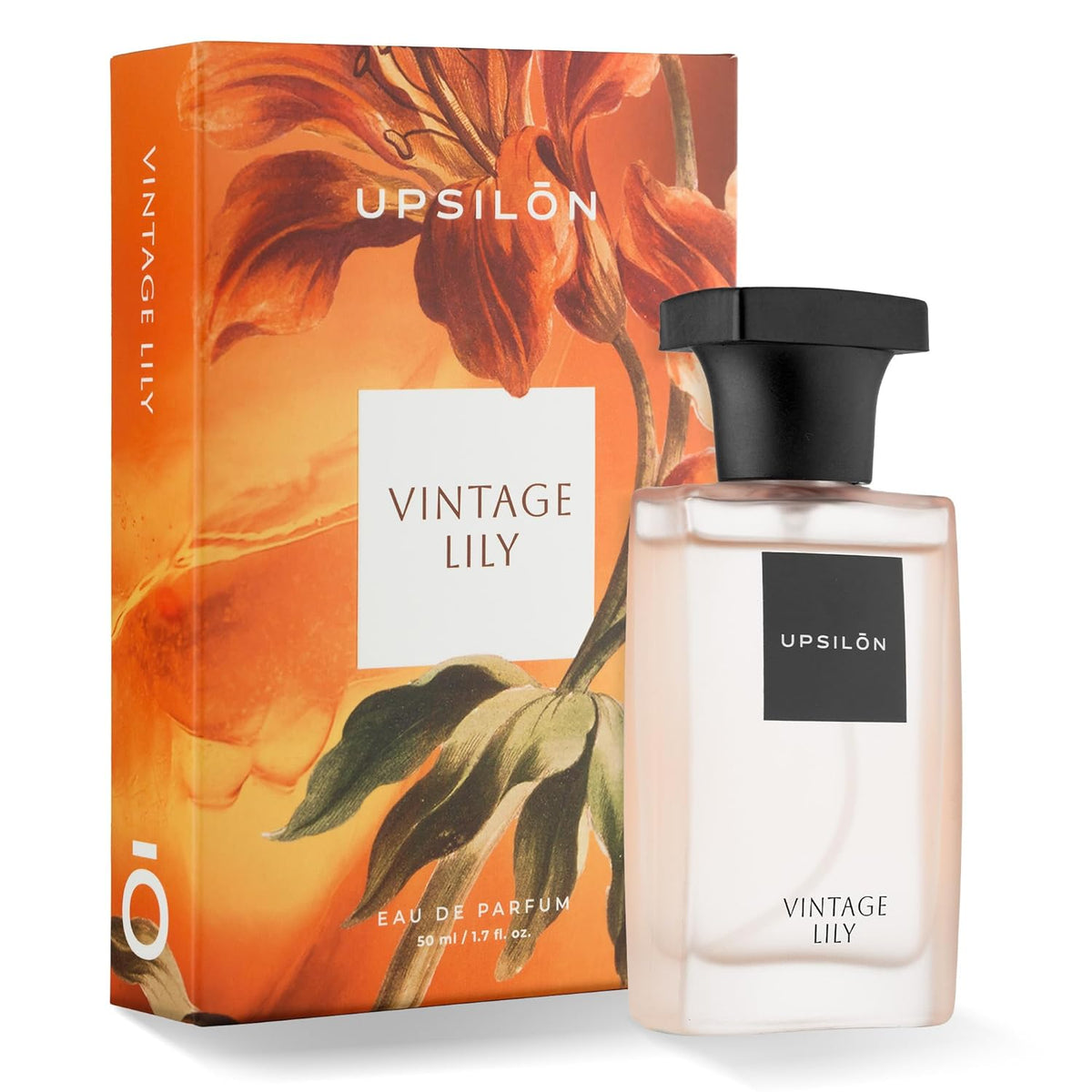 Upsilon Vintage Lily Eau De Parfum 50ml 1.7 Fl.oz. Travel Friendly Women Fragrance | Long Lasting