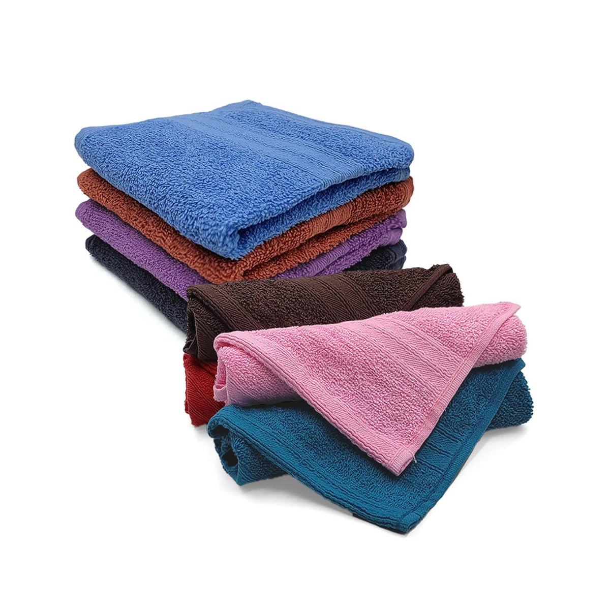 Sassoon Anatolia 8 Piece Cotton Face Towel 500 Gsm (Assorted)