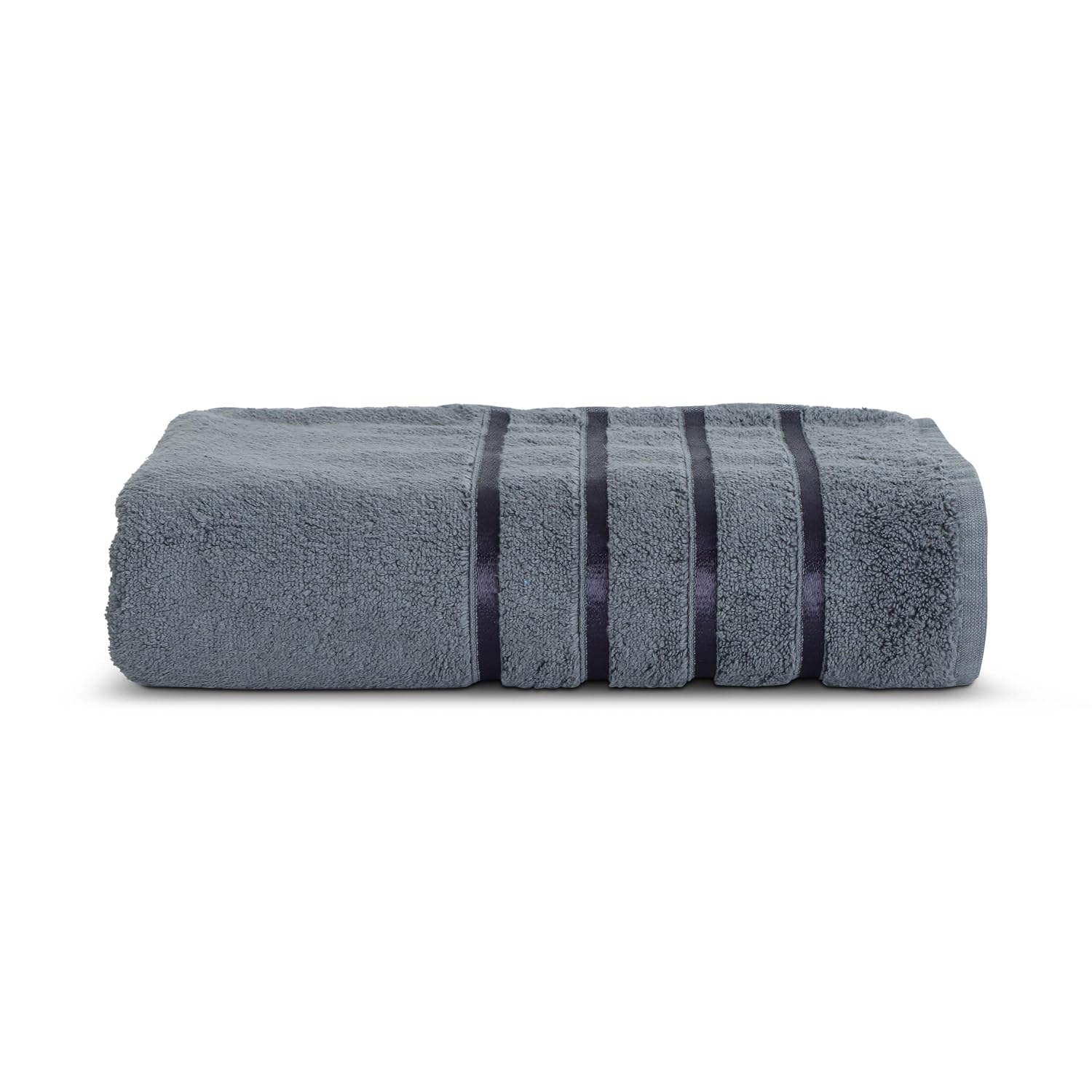 Spread Spain 100% Cotton Bath Towels 600 Gsm | Roman Bath Towel Large Size Soft, Fluffy & Absorbent - Charcoal Grey New