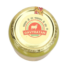 Pure Shudh Indian Desi Cow Bilona Ghee By Gavyratan | Made Using Traditional Bilona Method Pure Desi Ghee Good For Roti, Sabji | 3.5 Litre (500ml * 7) 118.3 Ounce | Jar Pack