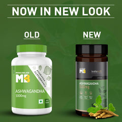 Muscleblaze Koshaveda Ashwagandha 500mg Ayurveda For Performance, Ayush Approved, High Strength Potent Formula, Boost Muscle Mass & Strength, Enhance Immunity | 60 Tablets 100gm 0.2lbs