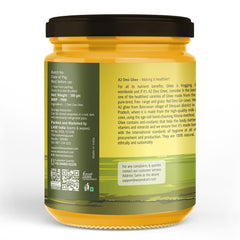 100% Natural A2 Gir Desi Cow Cultured Ghee By Looms & Weaves | Healthy & Delicious Nutrients Pure Desi Ghee Perfect For Protact Eyesight | 1 Litre (500ml * 2) 33.8 Ounce | Jar Pack