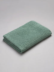 Spaces 100% Cotton Large Bath Towel 400 Gsm | For Men & Women Super Absorbent, Quick Dry, Ultra Soft Dobby Solid Design Towels Large Size (Malachite Green)