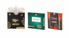 Aarogyam Herbals Tobacco & Nicotine Free Herbal Flavored Cigarette For Relieve Stress & Mood Enhance Product - Relax, Pan Masala, Sweet Supari Flavour - Pack Of 3 30 Sticks