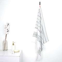 Thirsty Towel Cotton Bath Towel 200 Gsm | Super Soft & High Absorbency Towels, Quick Dry Towels For Bath Large Size For Men, Women & Kids, Multistripe (Forest Green)