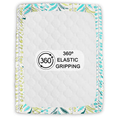 All Around Elastic Fitted Bedsheet With 2 Matching Pillow Covers - 60 X 72 Inches, Multicolor | Long Lasting Use & Everyday Luxury | Ideal For All Seasons