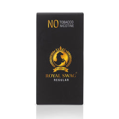 Royal Swag Ayurvedic & Herbal Smokes Cigarettes - Tobacco & Nicotine Free Regular Flavored Pack Of 100 Smoke, Shot-1